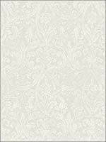 Gothic Scroll White Wallpaper RM80705 by Casa Mia Wallpaper for sale at Wallpapers To Go