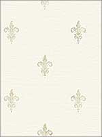 French Lily Cream Send Wallpaper RM80807 by Casa Mia Wallpaper for sale at Wallpapers To Go
