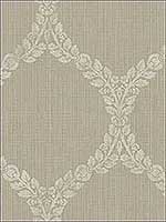 Medallion Beige Wallpaper RM80906 by Casa Mia Wallpaper for sale at Wallpapers To Go