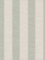 Textile Stripes Soft Green Cream Wallpaper RM81304 by Casa Mia Wallpaper for sale at Wallpapers To Go