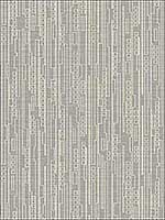 Geometric Texture White Grey Wallpaper RM31105 by Casa Mia Wallpaper for sale at Wallpapers To Go