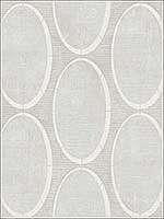 Metallic Circles Grey Soft Grey Wallpaper RM70005 by Casa Mia Wallpaper for sale at Wallpapers To Go