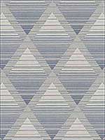 Metallic Rhombus Grey Soft Blue Wallpaper RM70802 by Casa Mia Wallpaper for sale at Wallpapers To Go