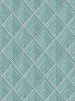 3D Pyramid Grasscloth Soft Blue Wallpaper RM71004 by Casa Mia Wallpaper for sale at Wallpapers To Go