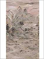 Misty Mountain Taupe 3 Panel Mural AF6597M by Ronald Redding Wallpaper for sale at Wallpapers To Go