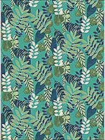 Tropicana Leaves Jade Rosemary Spruce Fabric RY32014F by Seabrook Wallpaper for sale at Wallpapers To Go