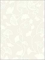 Gingko Trail Cream Wallpaper NA0570 by Candice Olson Wallpaper for sale at Wallpapers To Go