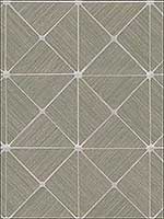 Double Diamonds Taupe Silver Peel and Stick Wallpaper PSW1071RL by York Wallpaper for sale at Wallpapers To Go