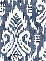 Hawthorne Ikat Blue Peel and Stick Wallpaper PSW1143RL by York Wallpaper for sale at Wallpapers To Go
