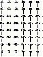 Palm Bay Black Peel and Stick Wallpaper PSW1151RL by York Wallpaper for sale at Wallpapers To Go