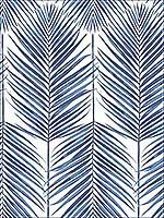 Paradise Palm Coastal Blue Wallpaper NW33002 by NextWall Wallpaper for sale at Wallpapers To Go