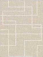 Clarendon Wheat Geometric Faux Grasscloth Wallpaper 292150505 by Warner Wallpaper for sale at Wallpapers To Go