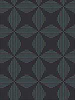 Telestar Navy Geometric Wallpaper 290225508 by A Street Prints Wallpaper for sale at Wallpapers To Go