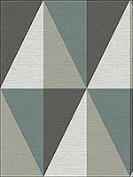 Aspect Teal Geometric Faux Grasscloth Wallpaper 290225539 by A Street Prints Wallpaper for sale at Wallpapers To Go