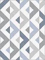 Seesaw Slate Geometric Faux Linen Wallpaper 290225541 by A Street Prints Wallpaper for sale at Wallpapers To Go