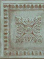 Hillman Turquoise Ornamental Tin Tile Wallpaper 292224032 by A Street Prints Wallpaper for sale at Wallpapers To Go