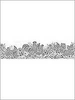 Parton Black Chicken Border 311913552B by Chesapeake Wallpaper for sale at Wallpapers To Go