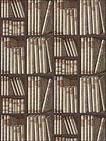 Ex Libris Oat Charcoal Wallpaper 11415030 by Cole and Son Wallpaper for sale at Wallpapers To Go