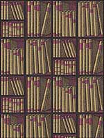 Ex Libris Gold Magenta Wallpaper 11415031 by Cole and Son Wallpaper for sale at Wallpapers To Go