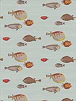 Acquario Seafoam Wallpaper 9710030 by Cole and Son Wallpaper for sale at Wallpapers To Go