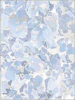 Bloom Blue Beige Grey Wallpaper FW36825 by Patton Norwall Wallpaper for sale at Wallpapers To Go