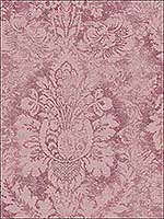 Valentine Damask Plum Burgundy Wallpaper AF37712 by Patton Norwall Wallpaper for sale at Wallpapers To Go
