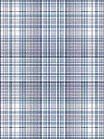 Check Plaid Blue Wallpaper AF37718 by Patton Norwall Wallpaper for sale at Wallpapers To Go