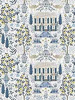 Camont Indigo Wallpaper RI5108 by Rifle Paper Co Wallpaper for sale at Wallpapers To Go