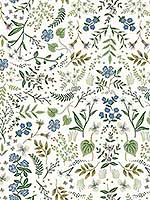 Wildwood Blue Green Wallpaper RI5155 by Rifle Paper Co Wallpaper for sale at Wallpapers To Go