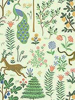 Menagerie Cream Peel and Stick Wallpaper PSW1322RL by Rifle Paper Co Wallpaper for sale at Wallpapers To Go