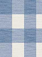Rugby Gingham Grasscloth Look Coastal Blue Ivory Wallpaper LN10802 by Seabrook Wallpaper for sale at Wallpapers To Go