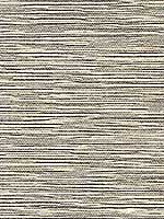 Sisal Grasscloth Ivory Jet Black Wallpaper LN11865 by Seabrook Wallpaper for sale at Wallpapers To Go