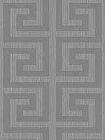 Greek Key Silver Wallpaper 2232002 by Seabrook Wallpaper for sale at Wallpapers To Go