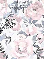 Orla Purple Floral Wallpaper 290325840 by A Street Prints Wallpaper for sale at Wallpapers To Go