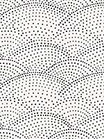 Bennett Charcoal Dotted Scallop Wallpaper 290325870 by A Street Prints Wallpaper for sale at Wallpapers To Go