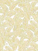 Athina Yellow Fern Wallpaper 296926032 by A Street Prints Wallpaper for sale at Wallpapers To Go