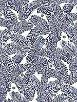 Athina Navy Fern Wallpaper 296926034 by A Street Prints Wallpaper for sale at Wallpapers To Go