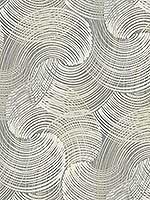 Karson Grey Swirling Geometric Wallpaper 296425906 by A Street Prints Wallpaper for sale at Wallpapers To Go