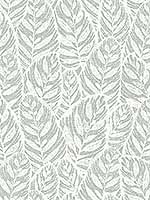 Del Mar Sage Leaf Wallpaper 296425923 by A Street Prints Wallpaper for sale at Wallpapers To Go
