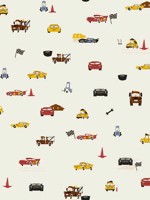 Disney Pixar Cars Racing Spot Cream Wallpaper DI0922 by York Wallpaper for sale at Wallpapers To Go