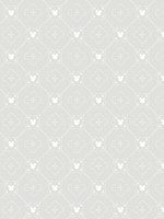 Disney Mickey Mouse Argyle Gray Wallpaper DI0980 by York Wallpaper for sale at Wallpapers To Go