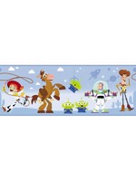 Disney and Pixar Toy Story 4 Blue Border DI1019BD by York Wallpaper for sale at Wallpapers To Go