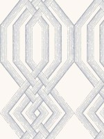 Ettched Lattice Blue Wallpaper TL1912 by York Wallpaper for sale at Wallpapers To Go