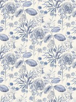 Midsummer Floral Blue Wallpaper TL1921 by York Wallpaper for sale at Wallpapers To Go