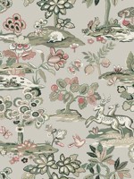 Kingswood Taupe Coral Wallpaper TL1951 by York Wallpaper for sale at Wallpapers To Go