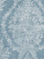 Charleston Damask Blue Wallpaper KT2213 by Ronald Redding Wallpaper for sale at Wallpapers To Go