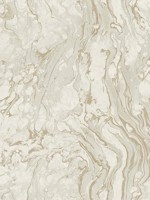 Polished Marble White Gold Wallpaper KT2223 by Ronald Redding Wallpaper for sale at Wallpapers To Go