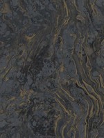 Polished Marble Black Wallpaper KT2224 by Ronald Redding Wallpaper for sale at Wallpapers To Go