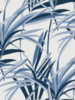 Tropical Paradise Blue White Wallpaper TC2602 by York Wallpaper for sale at Wallpapers To Go