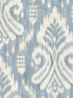 Hawthorne Ikat Blue Wallpaper TC2644 by York Wallpaper for sale at Wallpapers To Go